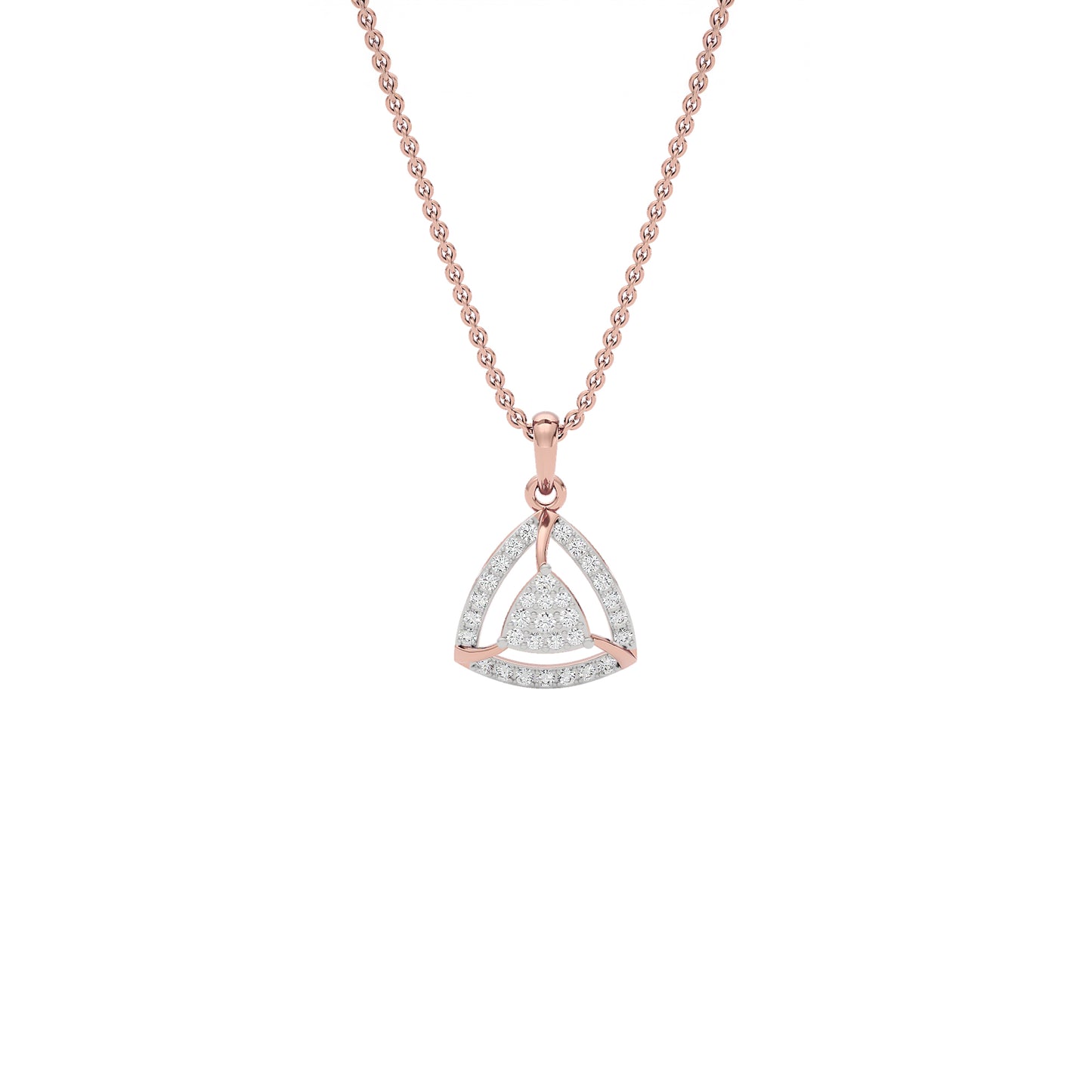 Opulent Angle Diamond Pendant