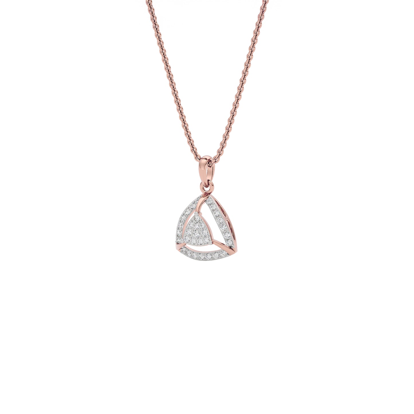 Opulent Angle Diamond Pendant
