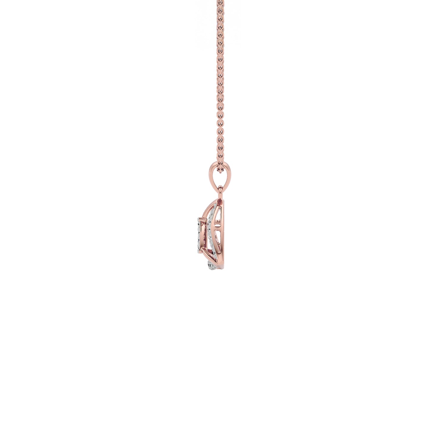 Opulent Angle Diamond Pendant