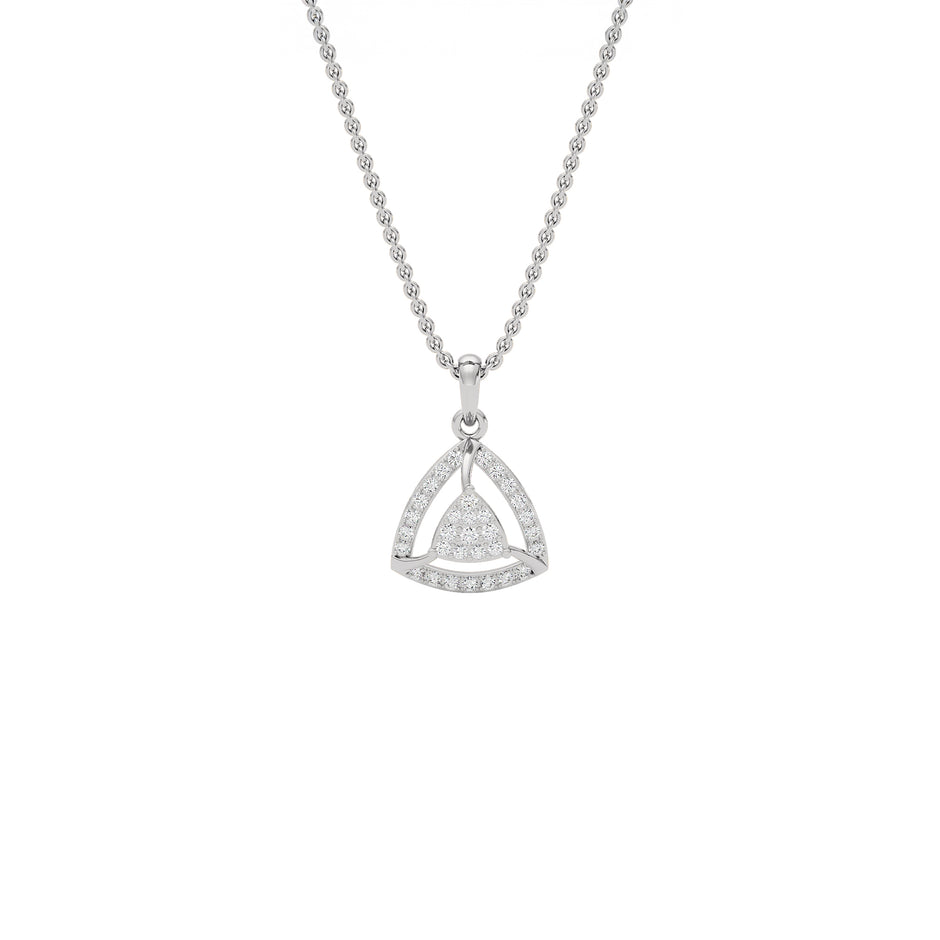 Opulent Angle Diamond Pendant