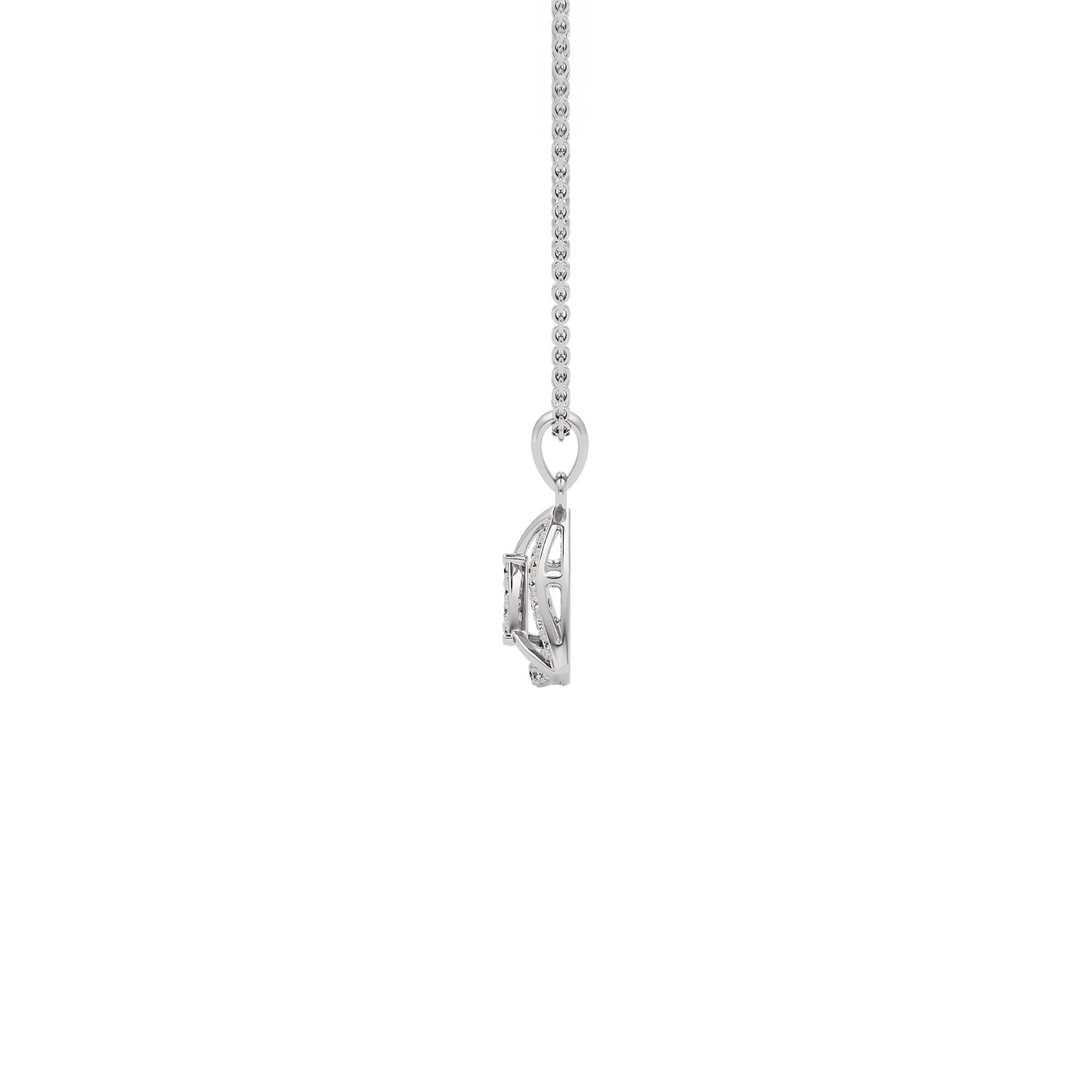Opulent Angle Diamond Pendant