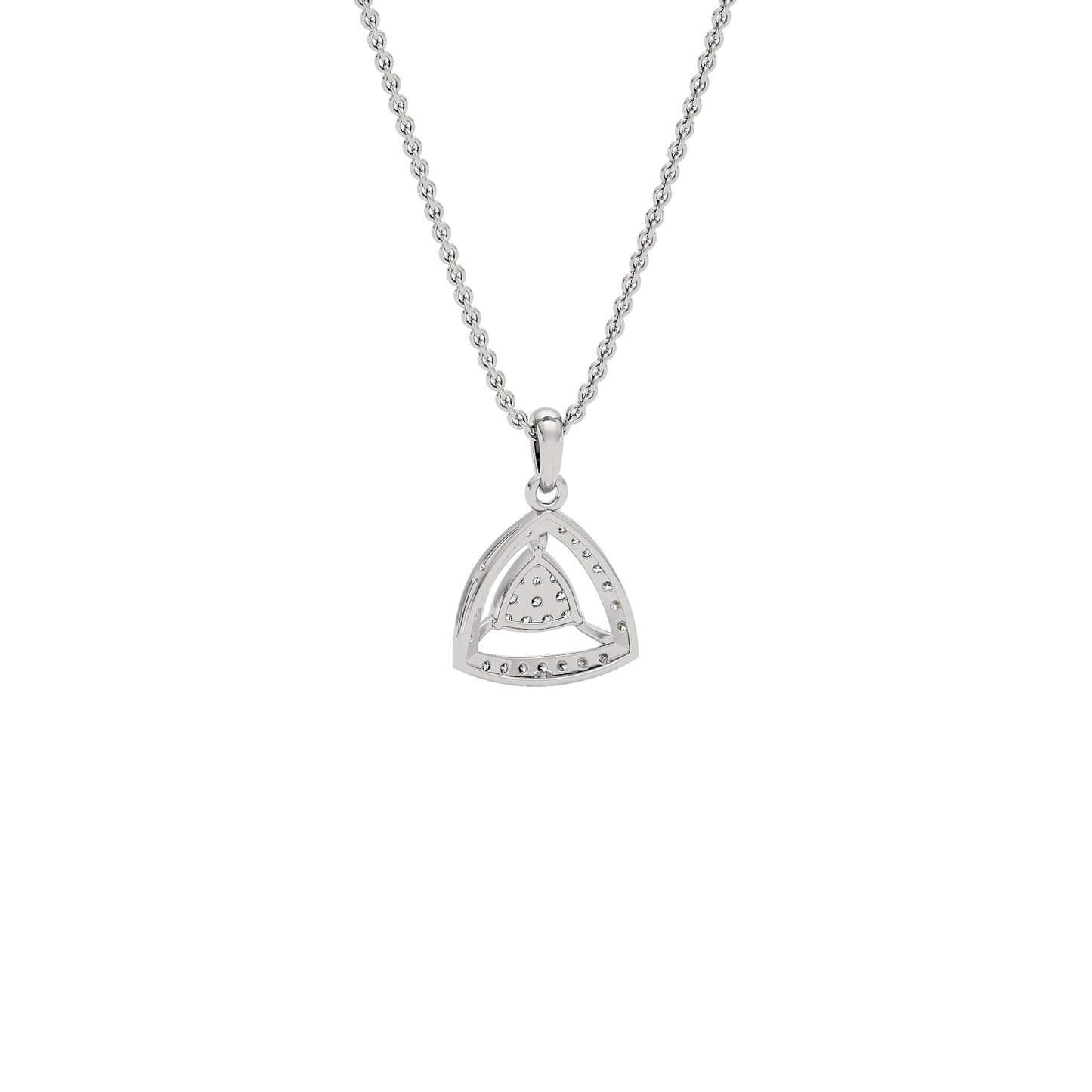 Opulent Angle Diamond Pendant