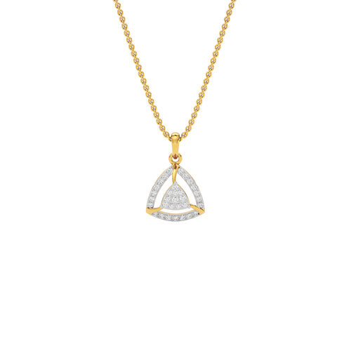 Opulent Angle Diamond Pendant