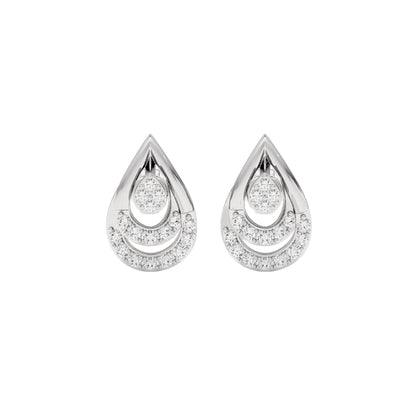 Phyllo Diamond Earrings 18 KT / White Gold