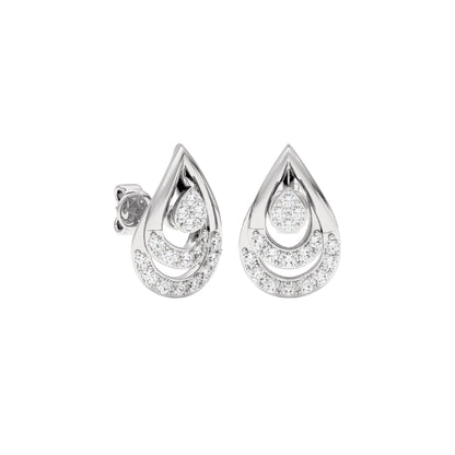 Phyllo Diamond Earrings 18 KT / White Gold