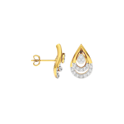 Phyllo Diamond Earrings 18 KT / Yellow Gold
