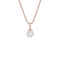 Phyllo Diamond Pendant 18 KT / Rose Gold