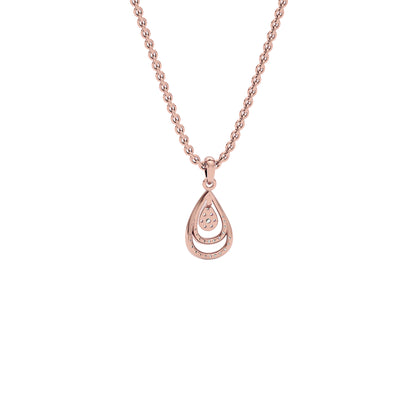 Phyllo Diamond Pendant 18 KT / Rose Gold
