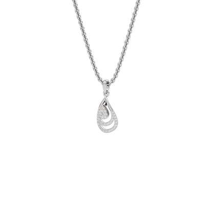 Phyllo Diamond Pendant 18 KT / White Gold