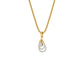 Phyllo Diamond Pendant 18 KT / Yellow Gold