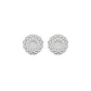 Mandala Diamond Earrings 18 KT / White Gold