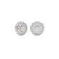 Mandala Diamond Earrings 18 KT / White Gold