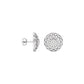 Mandala Diamond Earrings 18 KT / White Gold
