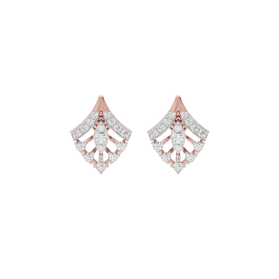 Dora Diamond Earring 18 KT / Rose Gold