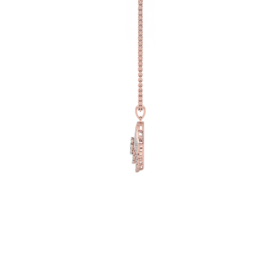 Dora Diamond Pendant 18 KT / Rose Gold