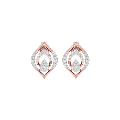 Lyanne Diamond Earrings 18 KT / Rose Gold