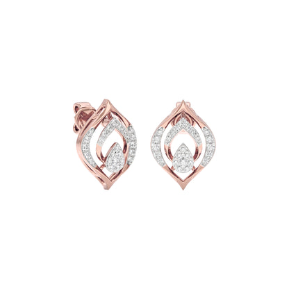 Lyanne Diamond Earrings 18 KT / Rose Gold