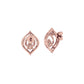 Lyanne Diamond Earrings 18 KT / Rose Gold