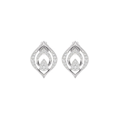 Lyanne Diamond Earrings 18 KT / White Gold