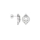 Lyanne Diamond Earrings 18 KT / White Gold