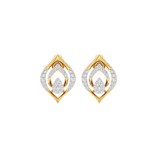 Lyanne Diamond Earrings 18 KT / Yellow Gold