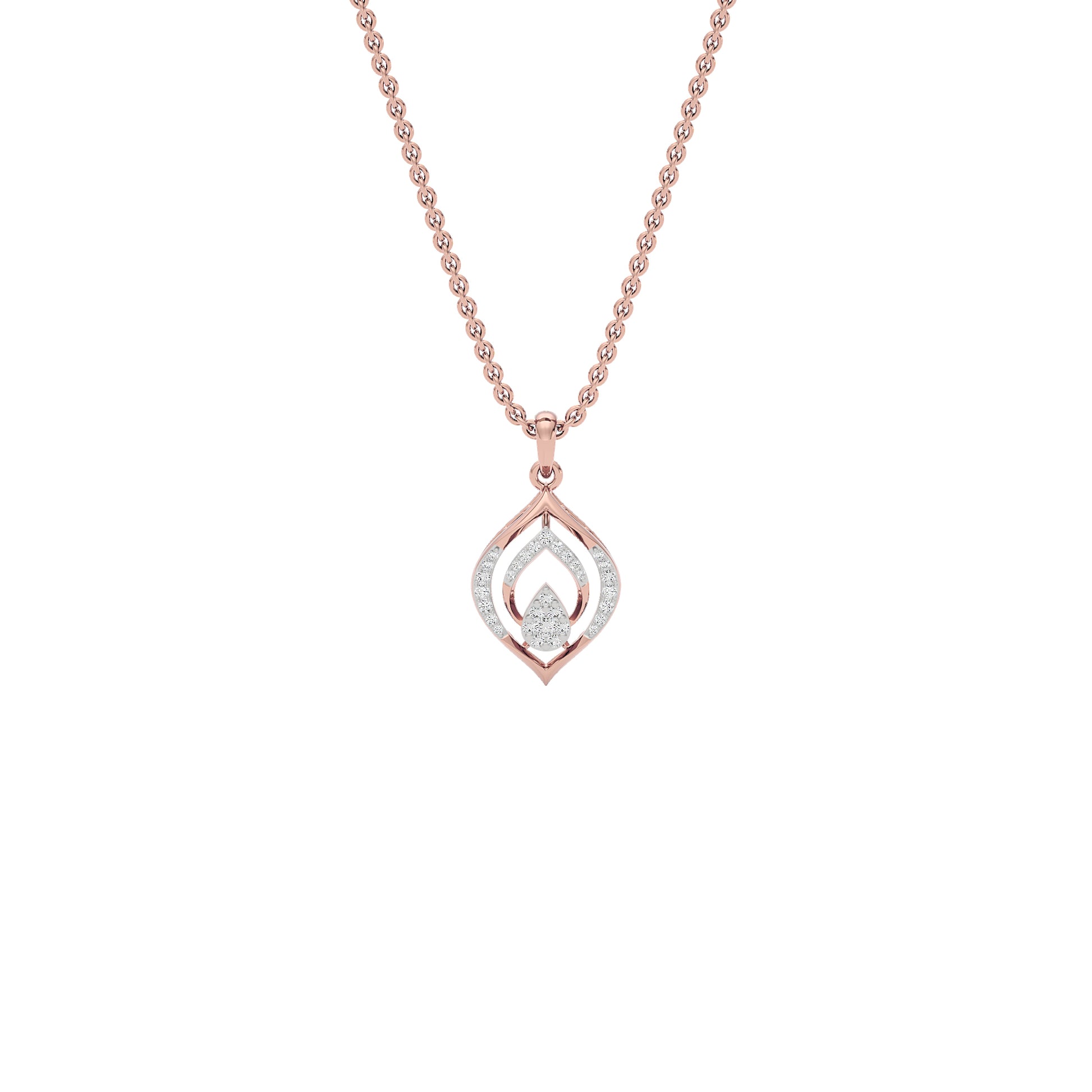 Lyanne Diamond Pendant 18 KT / Rose Gold