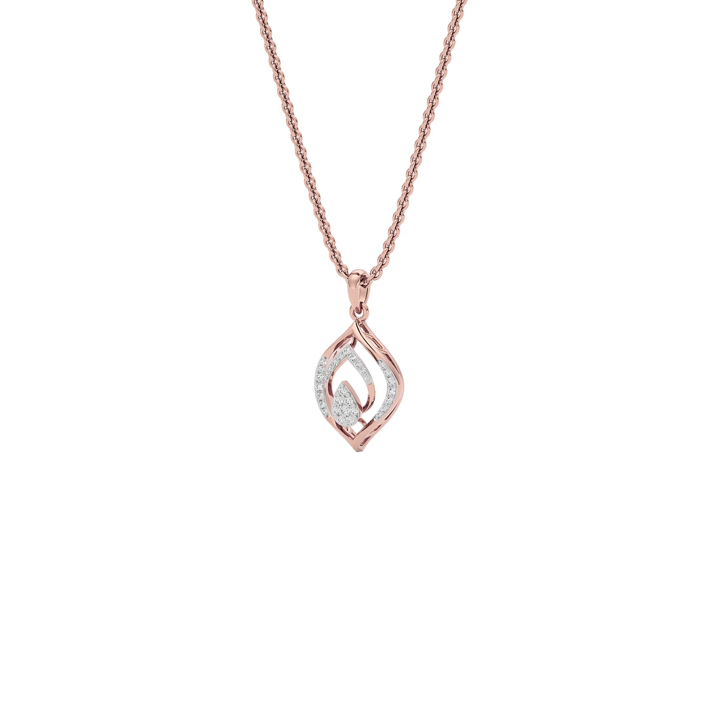 Lyanne Diamond Pendant 18 KT / Rose Gold