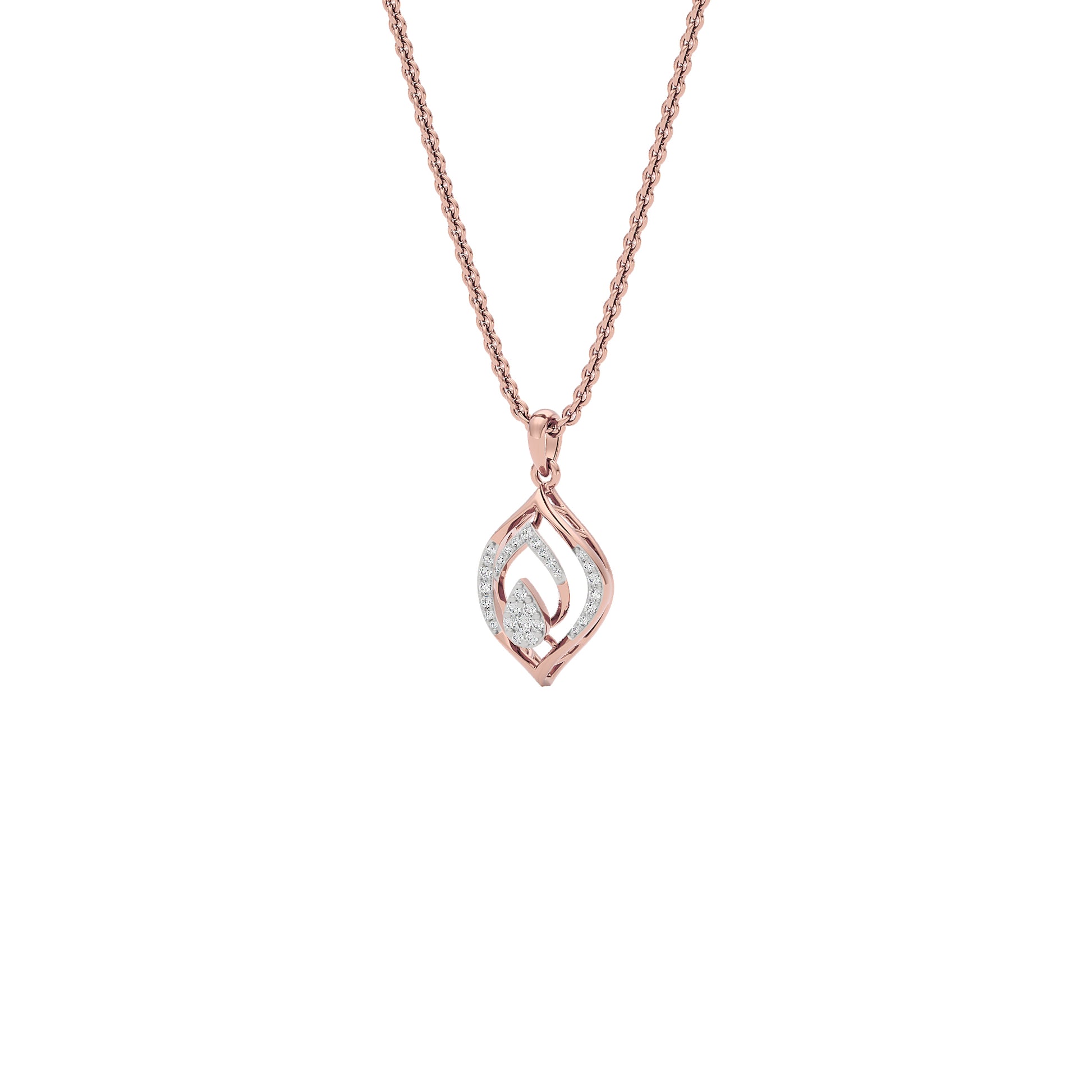 Lyanne Diamond Pendant 18 KT / Rose Gold