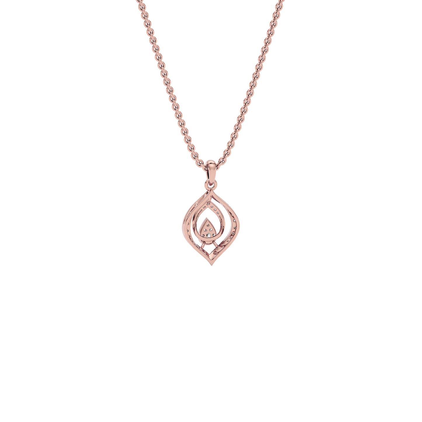Lyanne Diamond Pendant 18 KT / Rose Gold