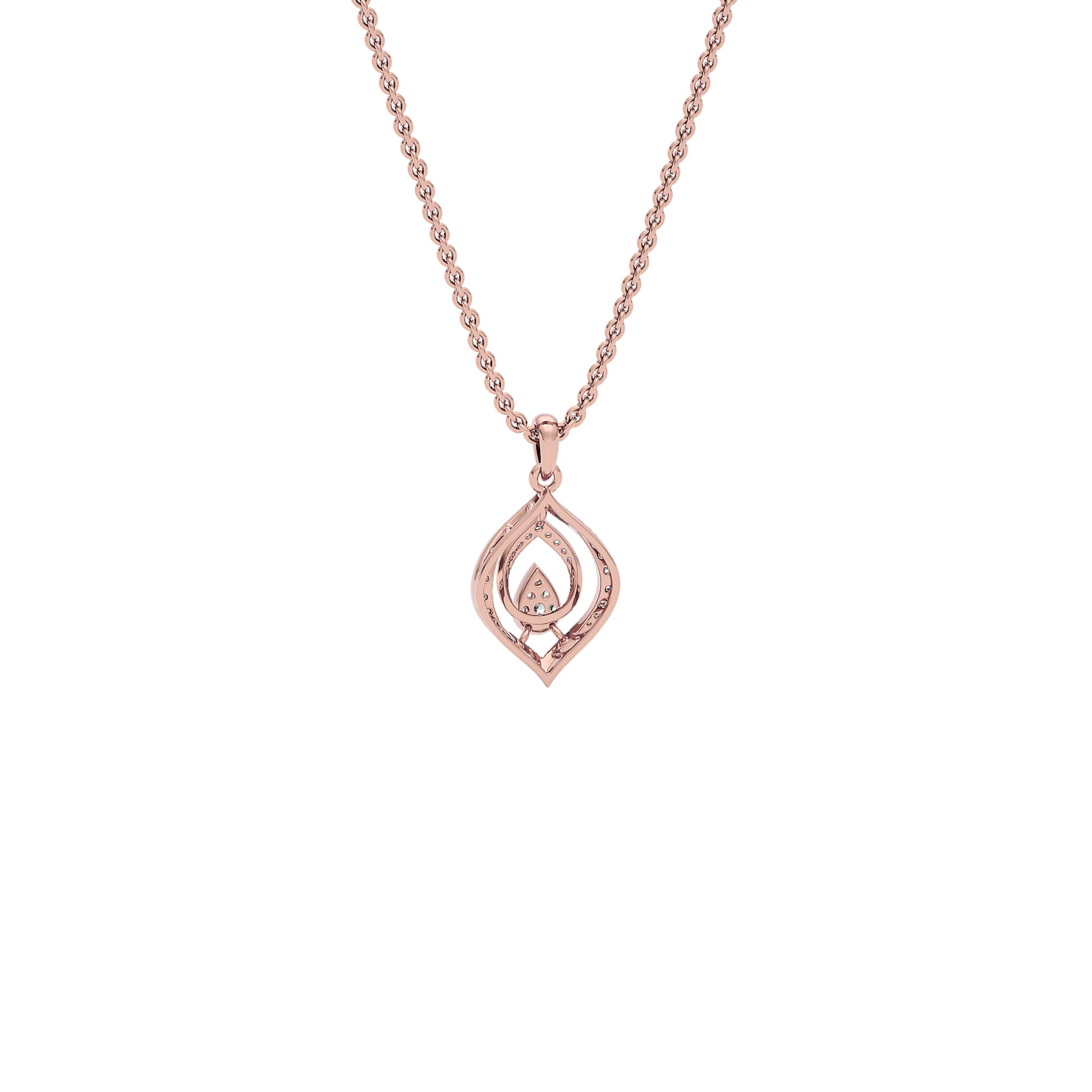 Lyanne Diamond Pendant 18 KT / Rose Gold