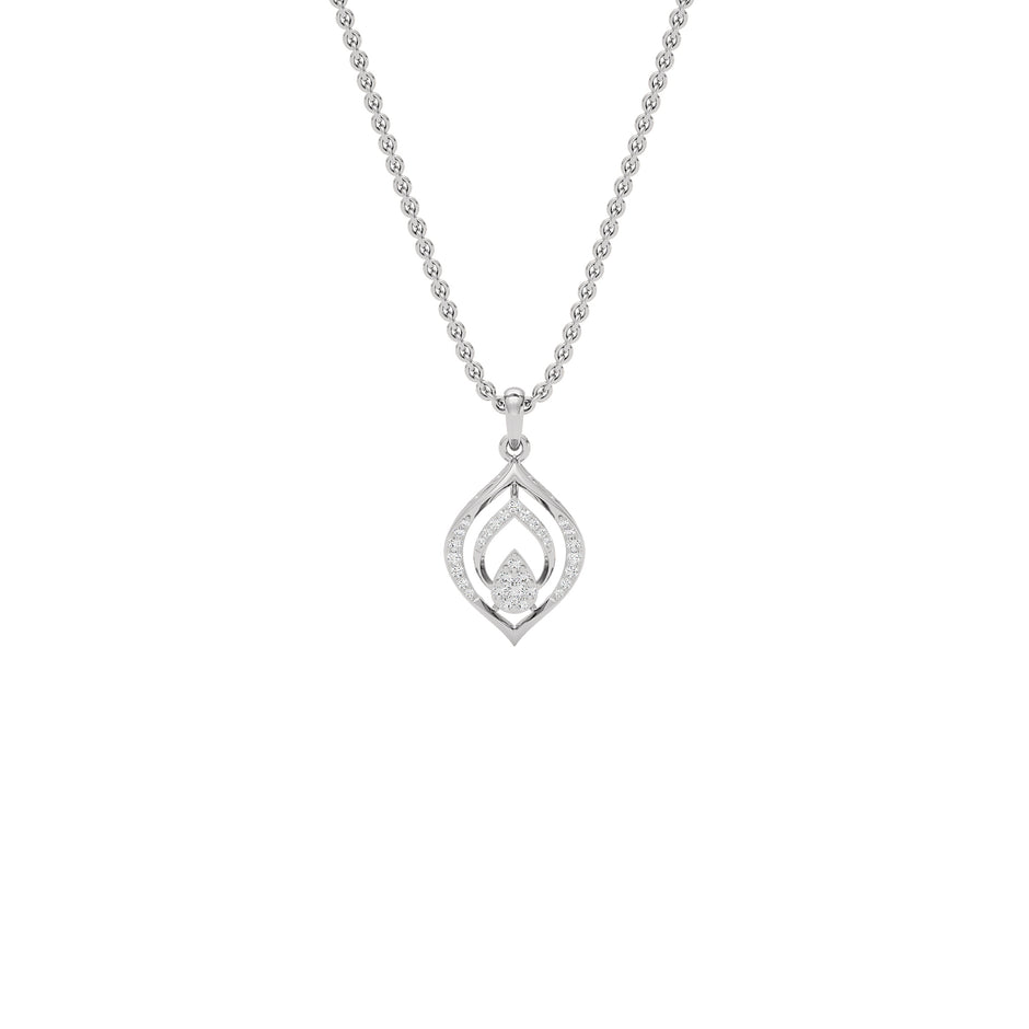 Lyanne Diamond Pendant 18 KT / White Gold