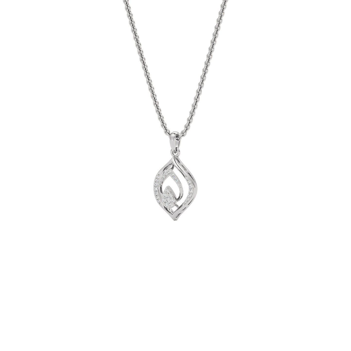 Lyanne Diamond Pendant 18 KT / White Gold