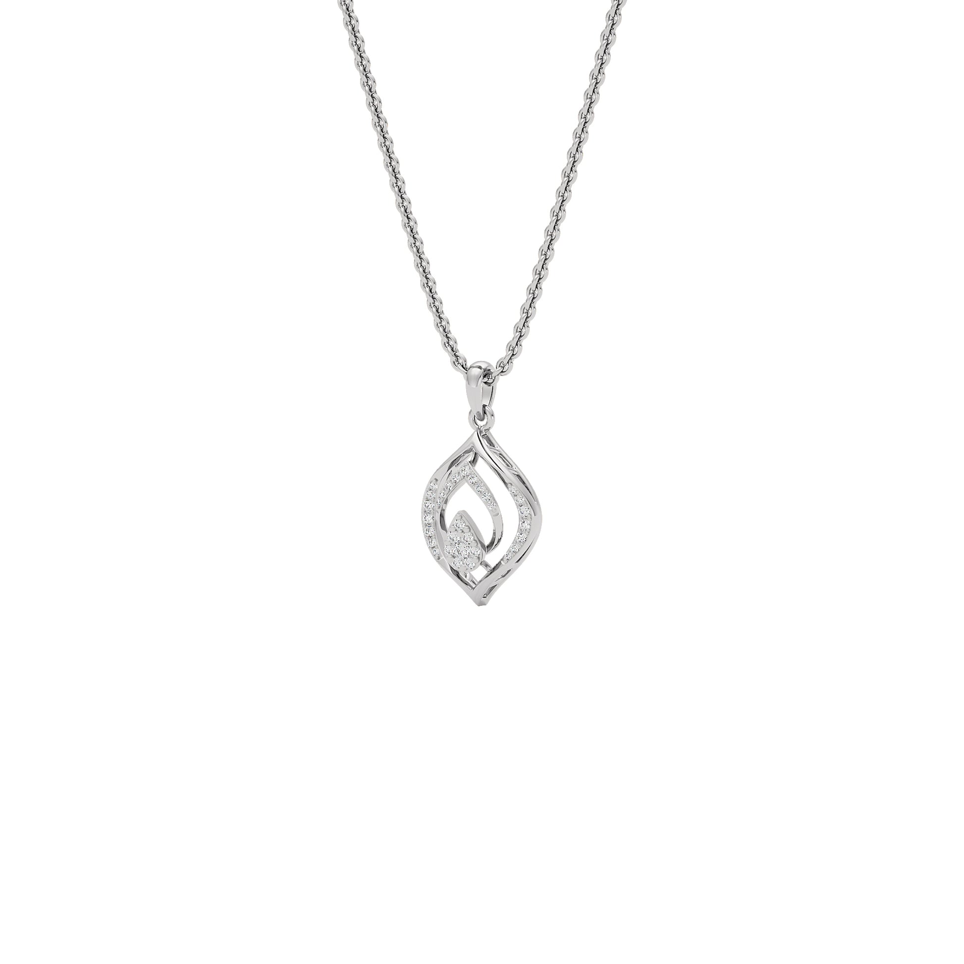 Lyanne Diamond Pendant 18 KT / White Gold