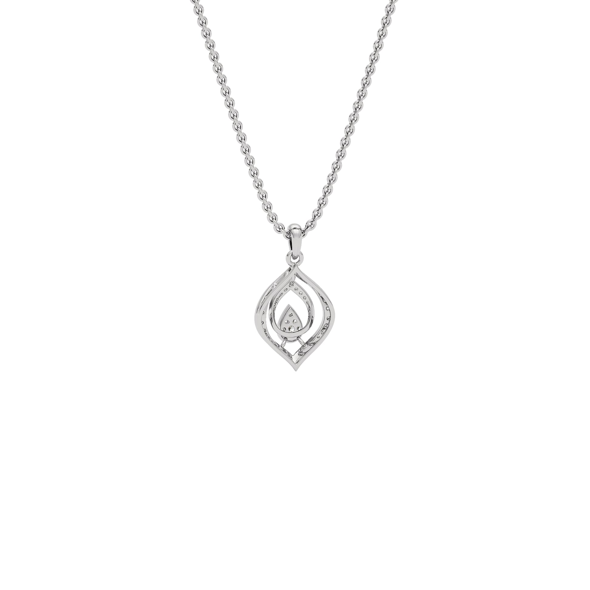 Lyanne Diamond Pendant 18 KT / White Gold
