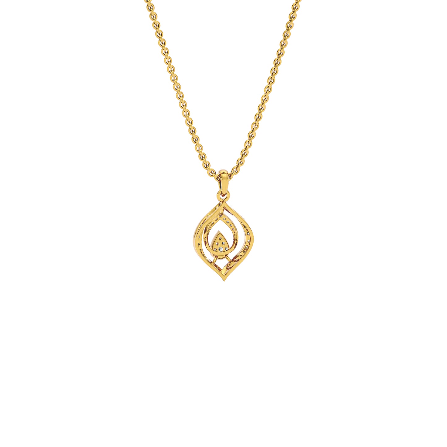 Lyanne Diamond Pendant 18 KT / Yellow Gold