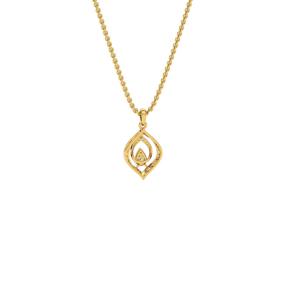 Lyanne Diamond Pendant 18 KT / Yellow Gold