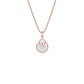 Leafy Glow Diamond Pendant 18 KT / Rose Gold