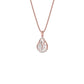 Leafy Glow Diamond Pendant 18 KT / Rose Gold