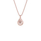 Leafy Glow Diamond Pendant 18 KT / Rose Gold