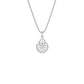 Leafy Glow Diamond Pendant 18 KT / White Gold