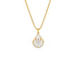 Leafy Glow Diamond Pendant 18 KT / Yellow Gold