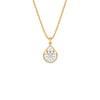 Leafy Glow Diamond Pendant 18 KT / Yellow Gold