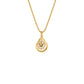 Leafy Glow Diamond Pendant 18 KT / Yellow Gold