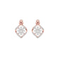 Thea Diamond Earrings 18 KT / Rose Gold