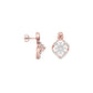 Thea Diamond Earrings 18 KT / Rose Gold