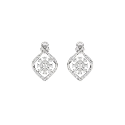 Thea Diamond Earrings 18 KT / White Gold