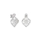 Thea Diamond Earrings 18 KT / White Gold