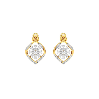 Thea Diamond Earrings 18 KT / Yellow Gold