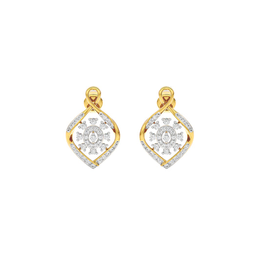Thea Diamond Earrings 18 KT / Yellow Gold