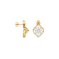 Thea Diamond Earrings 18 KT / Yellow Gold